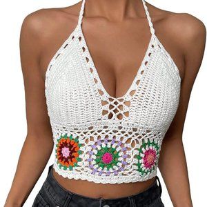 Boho sexy beach crop top